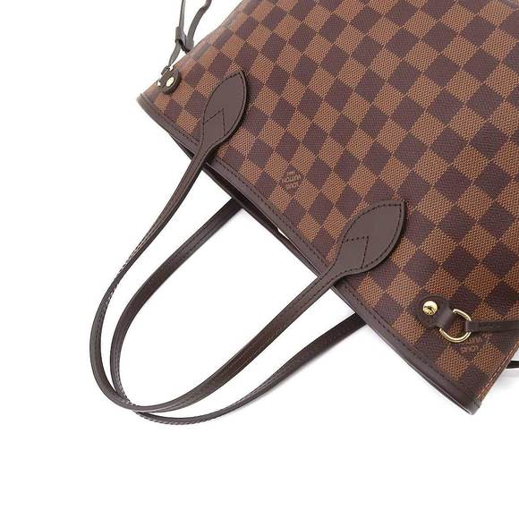 Louis Vuitton Damier Neverfull PM Tote Bag Brown Gold Hardware - Picture 5 of 8